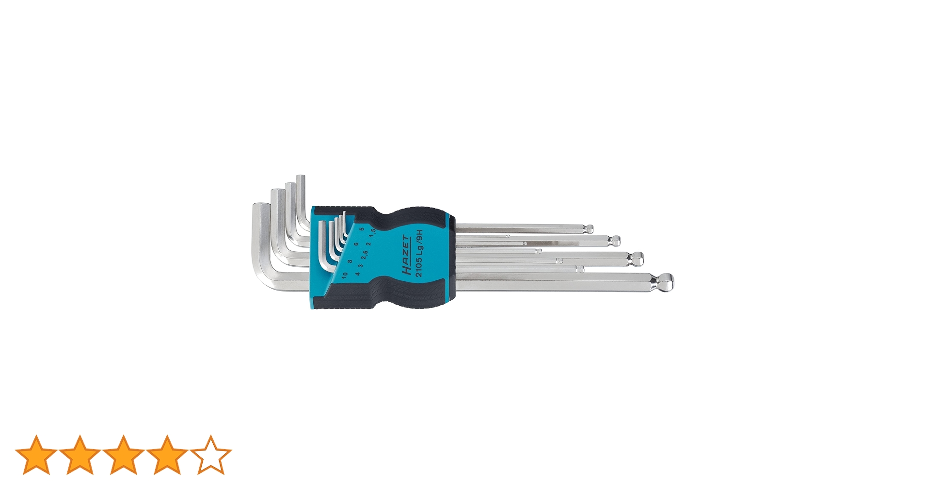 Amazon | HAZET (ハゼット) 2105LG/9H 六角棒レンチセット L型